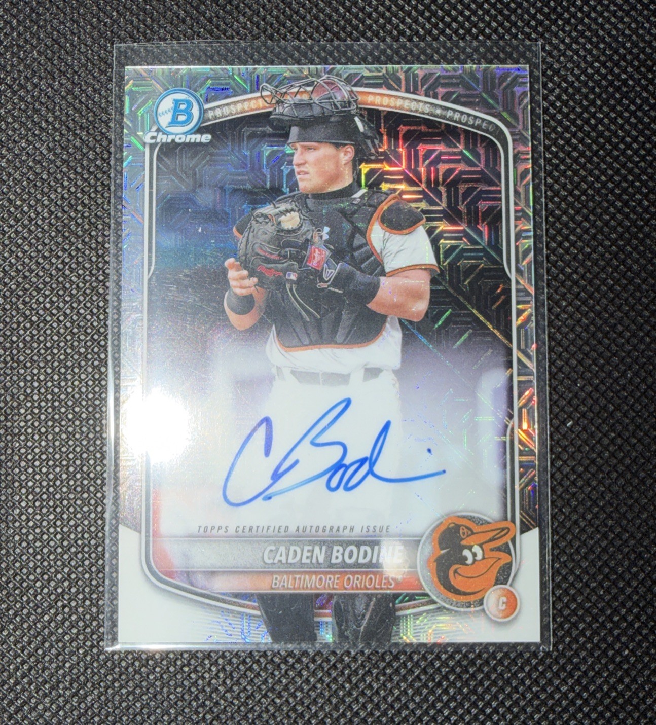Caden Bodine 2025 Bowman Draft Auto Mega Box Mojo Orioles Prospect #BMA-CB