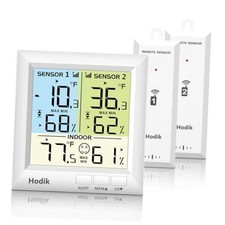 Digital wireless Thermometer, Fridge Freezer Alarm Thermometer Multicolored