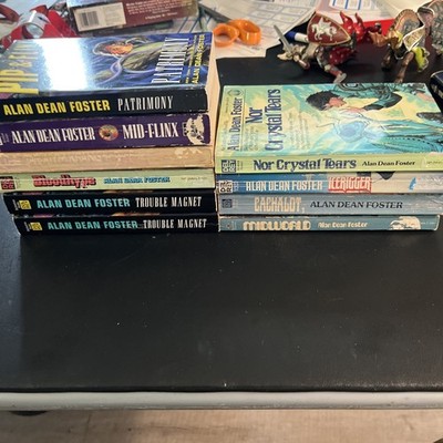 ALAN DEAN FOSTER Lot 10 Sci-Fi PIP & FLINX Humanx midfield