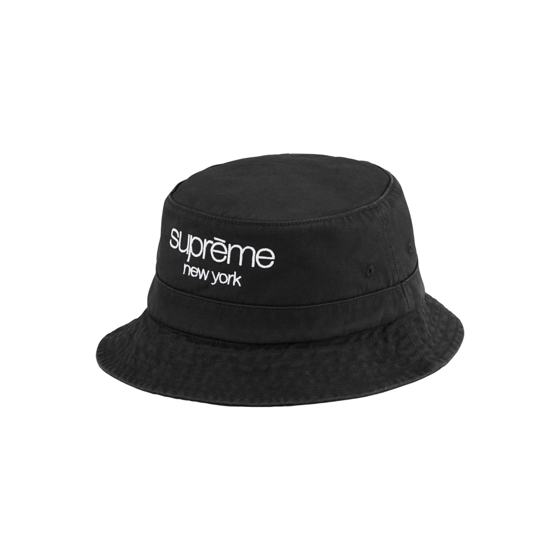 Concasseur sergé chino Supreme noir   24SS
