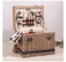 Picnic Time Yellowstone Picnic Basket Wine Romantic Christmas New Retail $199.99