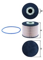 Mahle Kraftstofffilter KX 331D Filtereinsatz FüR Ford Peugeot Fiat Toyota Focus