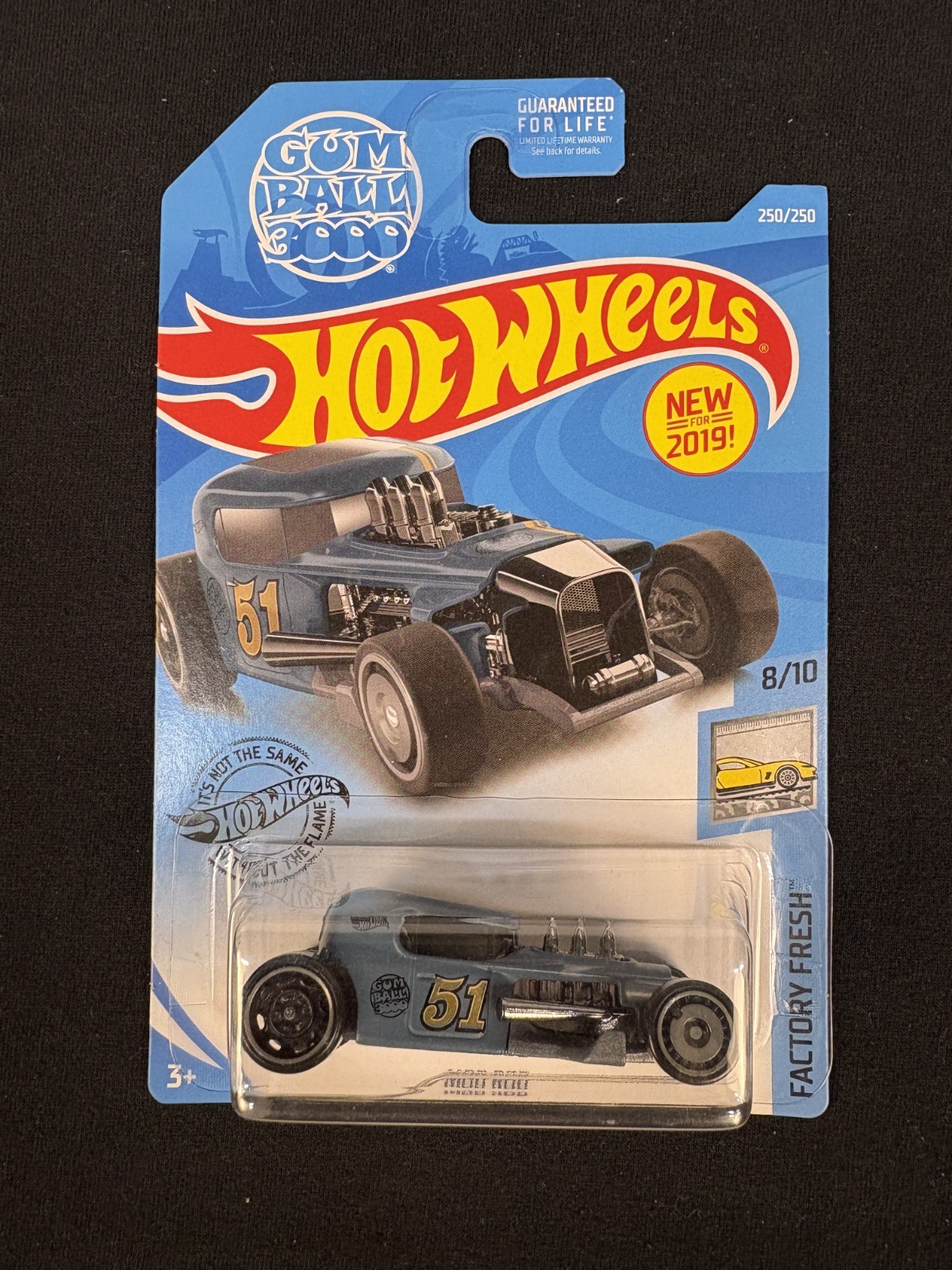 NEW HOT WHEELS 2019 MOD ROD 250/250 FACTORY FRESH 8/10 HW GUM BALL 3000 BOX SHIP