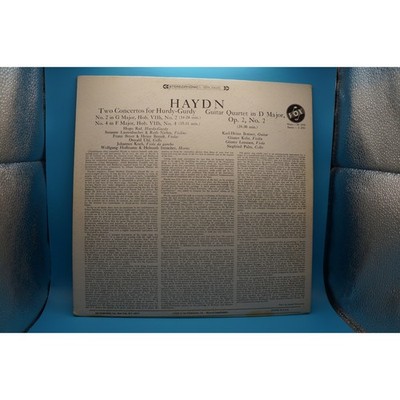 Haydn Hurdy-Gurdy Concertos Guitar Quartet D Major Vox STPL 514.370 Vinyl LP