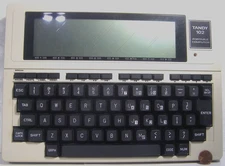 Tandy Model 102 Portable Computer #26-3803 & Sleeve   Radio Shack Japan 1985,89