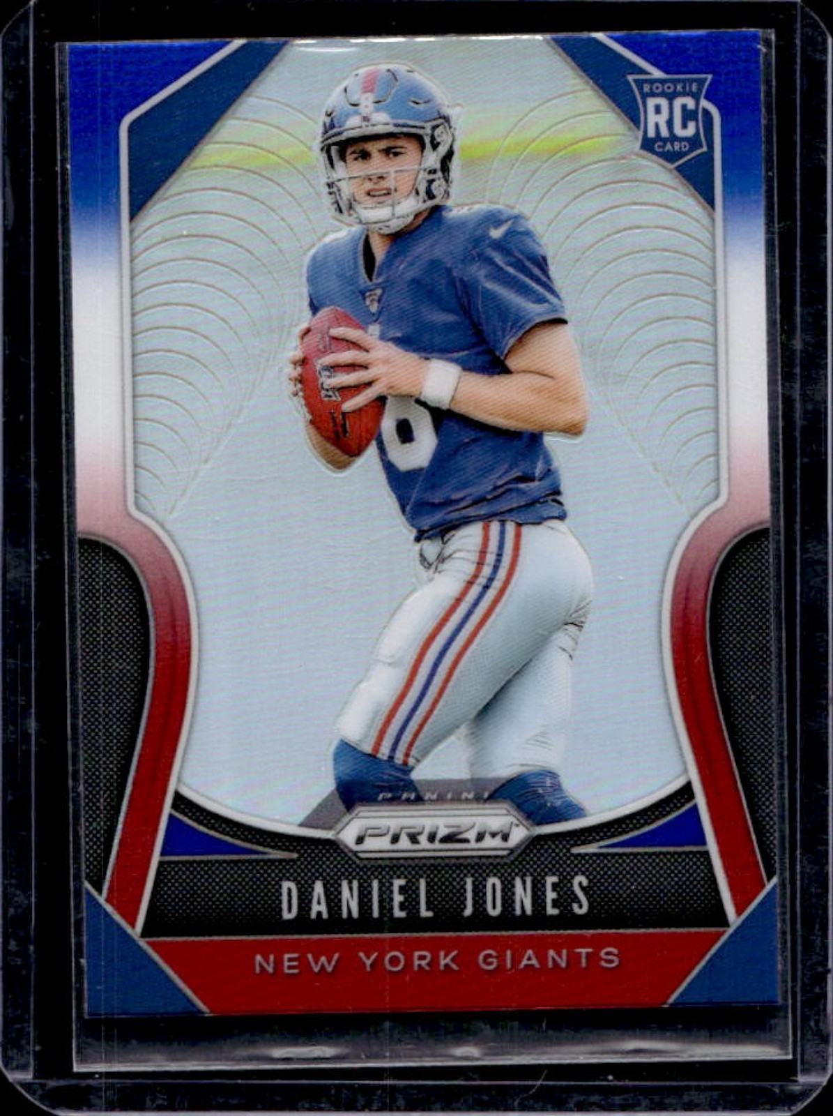 2019 Panini Prizm Daniel Jones RC Red White and Blue Rookie #302 Giants