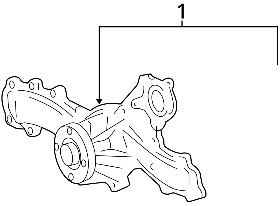 1610039436 BOMBA DE AGUA MOTOR ORIGINAL OEM LEXUS GS350 GS450h IS250/350 RC350 V6 Foto 3 de 3