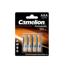 4 Camelion AAA Rechargeable Batteries 900mAh 4Bl Accu Ni-MH 1.2V HR03 Ni-MH