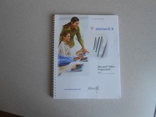 MICROSOFT OFFICE PROJECT 2007 LEVEL 1, SPIRAL BOUND, ELEMENT K