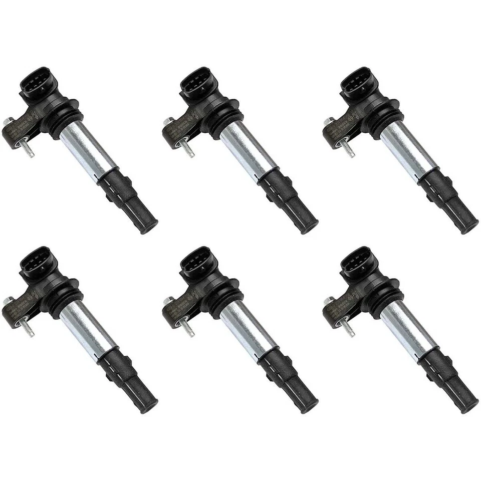 6X BOSCH Ignition Coil 0221604112 For 2004-2009 Cadillac Saab Buick Chevrolet V6 - Image 2 of 4