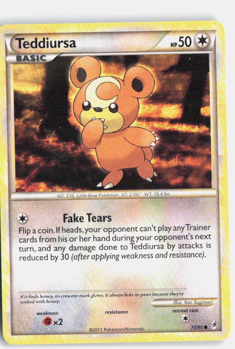 Pokemon TCG Teddiursa 73/95 Normal Call of Legends