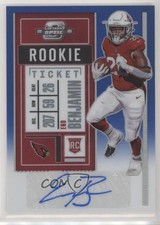2020 Contenders Optic Rookie Ticket Blue Prizm 36/99 Eno Benjamin #197 Auto 1u6