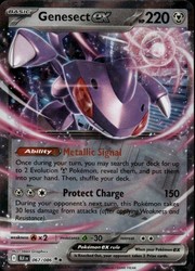 Genesect ex 067/086 Black Bolt Double Rare Holo