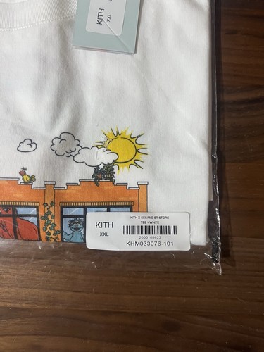 Kith for Sesame Street Store Tee in White Size XXL Deadstock Sold Out - Afbeelding 7 van 8