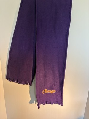 Clemson Tigers Purple Logo Scarf w/Fringe