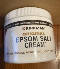 Kirkman – Epsom Salt Cream – 4oz – Gluten Free – Casein 