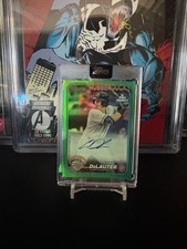 Chase DeLauter # 78/99 2024 TOPPS PRO DEBUT GREEN FOIL AUTO RC GUARDIANS CLEAN!