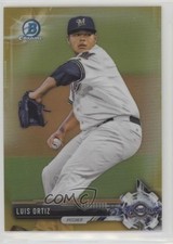 2017 Bowman Chrome Prospects Gold Refractor 30/50 Luis Ortiz #BCP128 y8h