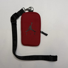 Jordan Jumpman Logo Key Case Red/Black Zipper...