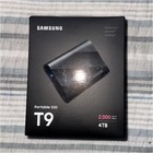 Samsung Portable SSD T9 4TB USB 3.2 Gen 2x2 Black Hardware Encryption — photo 1