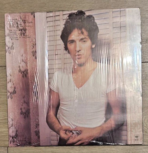 Bruce Springsteen Superb RARE Italy Pressing 1978 Shrink Darkness on the Edge - Image 2 of 4