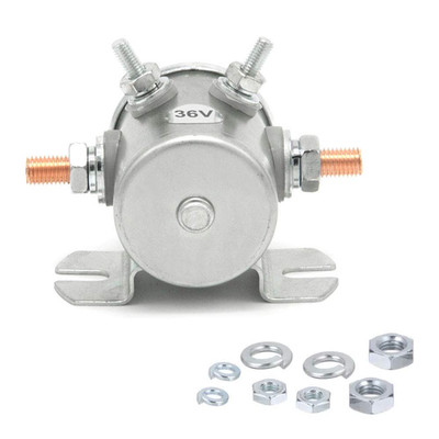 36 Volt Continuous Duty Solenoid Relay 4 Terminal for Marathon Ezgo TXT Series,1