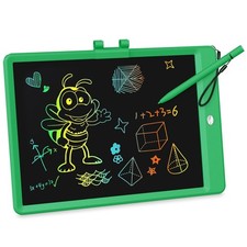 KOKODI LCD Writing Tablet, 10 Inch Colorful Toddler Doodle Board 10in, Green
