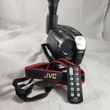 JVC GR-AXM300 Analog Camcorder Video Camera Untested w/ Shoulder Strap  Remote