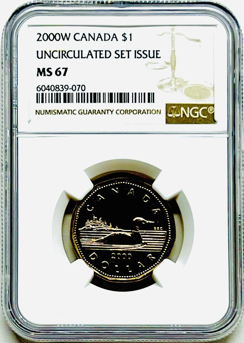 ゆ*み様 1987年 CAC MS67 シルバーイーグル MS 67 Graded Canadian Dollar Coins for sale | eBay