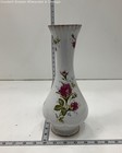 Polish White Porcelain Vase w/Floral and Gold Accents — photo 1