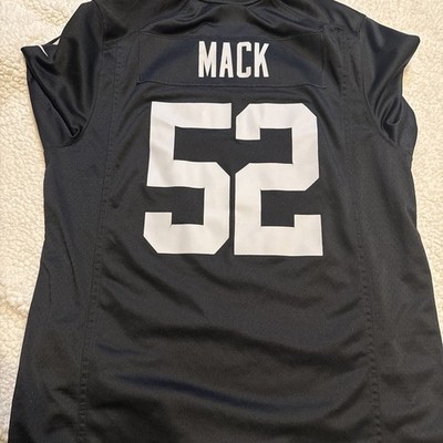 Oakland Raiders Khalil Mack #52 NFL Nike On Field Jersey Black