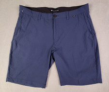 Travis Mathew Starnes Shorts Mens Sz 38 38x9 Blue Golf Performance Stretch Logo