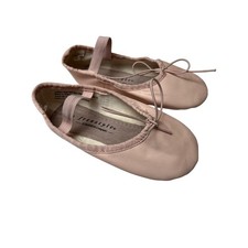 Freestyle by Danskin Pink Leather Ballet Shoes Toddler Child Size 12