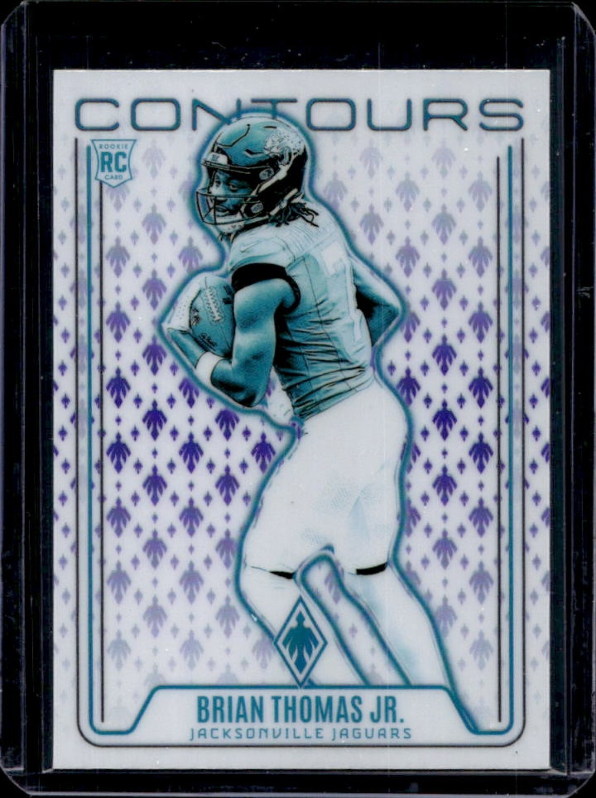 2024 Panini Phoenix Brian Thomas Jr. Contours RC Purple Rookie #CON-BTJ Jaguars
