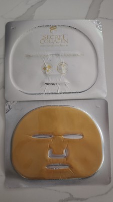 2 in 1 Collagen Skin Care Anti Aging Oxygen & Cell Renewal Gold Mask 2 Pack New 