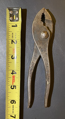 6.5'' Vintage Slip Joint Drop Forge Metal Pliers