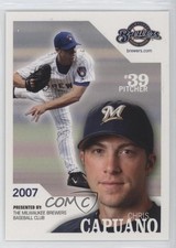 2007 Milwaukee Brewers Police Chris Capuano 14pi