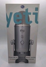 Blue Yeti Professional Multi-Pattern USB Condenser Silver Microphone Tested