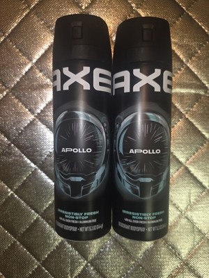 AXE Apollo Deodorant Body Spray for Men Sage & Cedarwood, 5.1 oz Lot Of 2