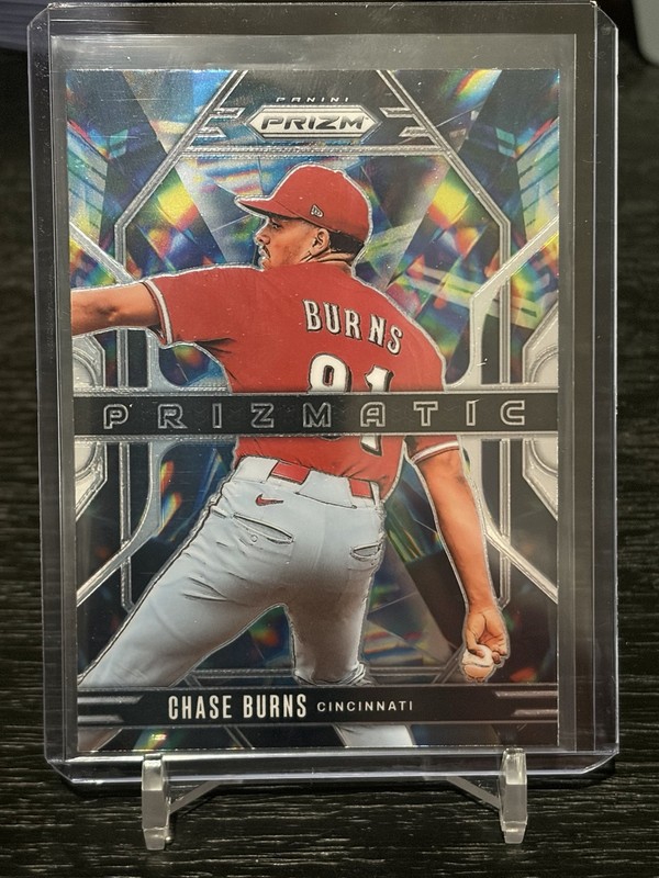 Panini 2025 Prizm Prizmatic Chase Burns Cincinnati Reds #5 Insert
