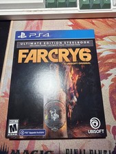 Far Cry 6 Ultimate Edition Steelbook  PS4 Brand New Sealed.