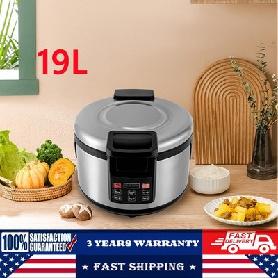 19L Commercial Rice  Stainless Steel Electric Rice Warmer Soup Porridge