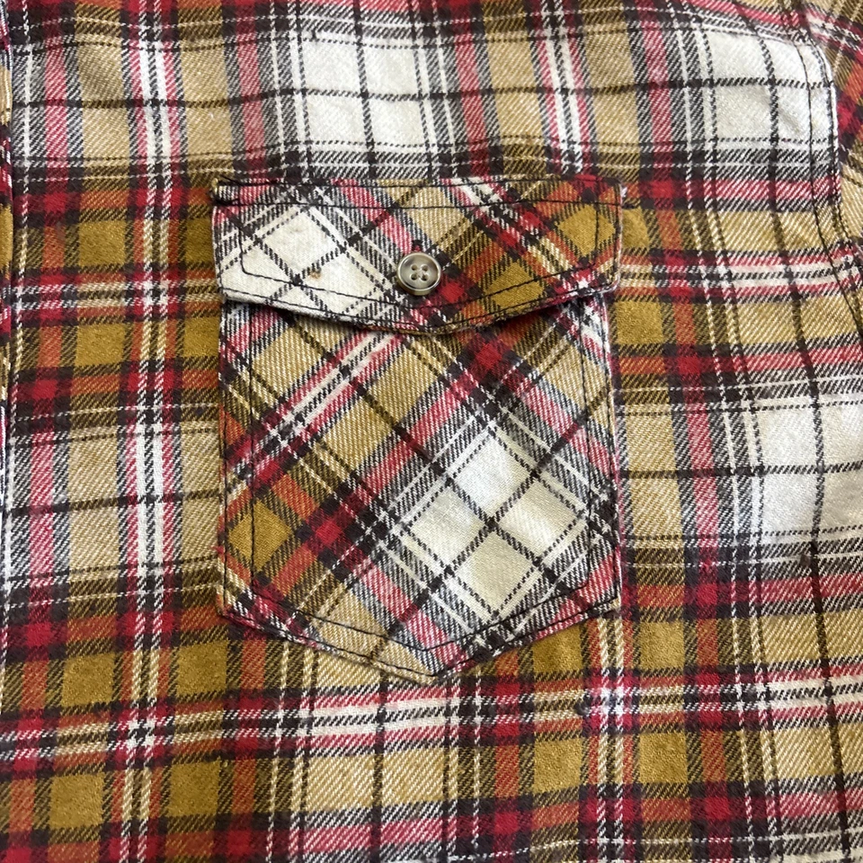 Camisa de franela Jordan Craig manga larga peso pesado para hombre talla 2XL a cuadros Foto 3 de 4