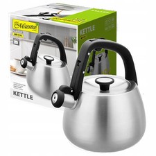 Bollitore a Induzione a Gas 2,5L - Acciaio Inox, Tutti i Piani Cottura