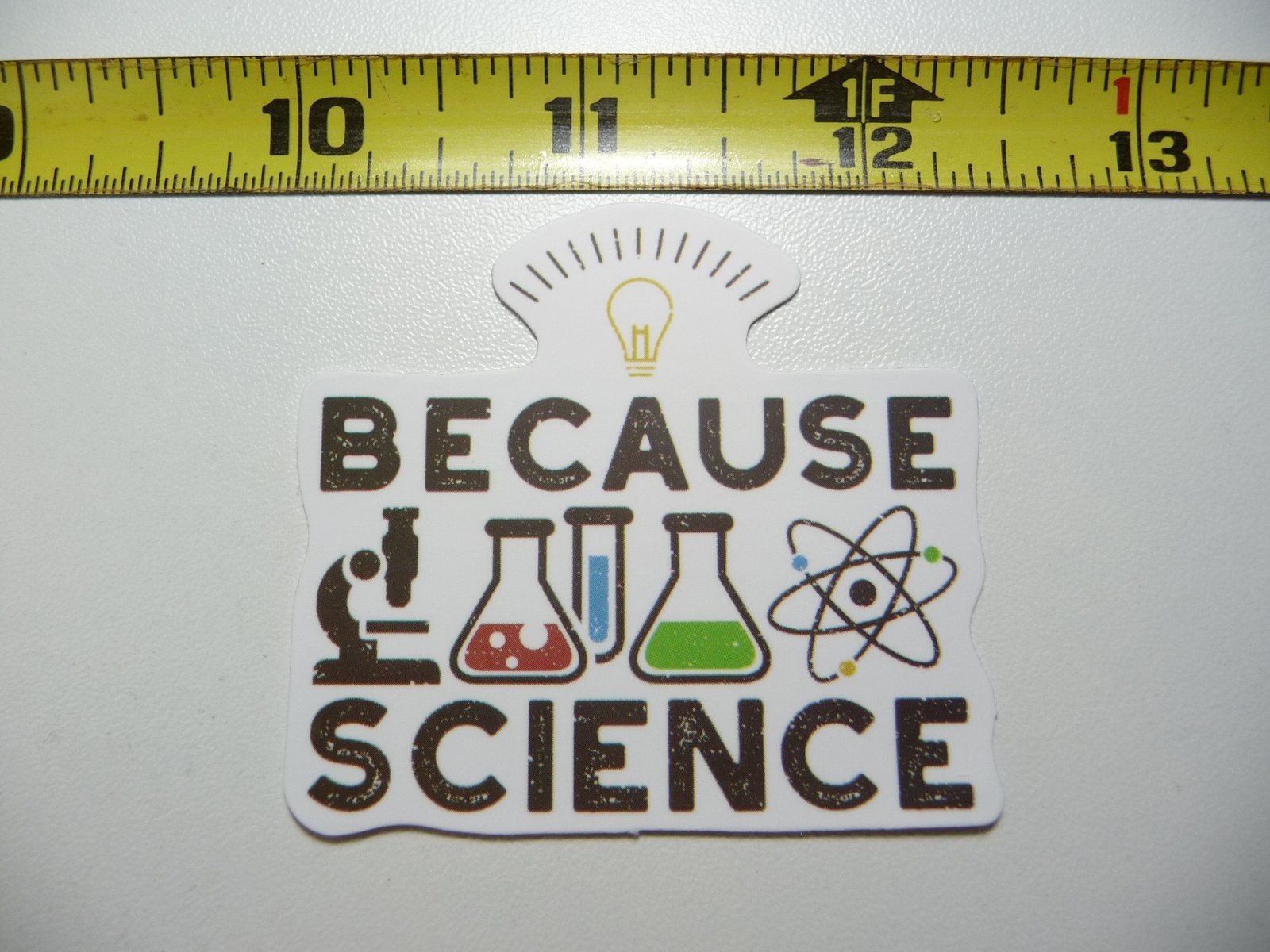 Science Experiment Knowledge Decal Sticker for Teachers & Students