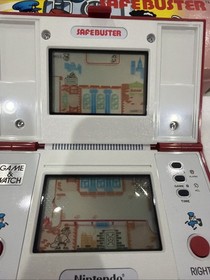 Nintendo Game & Watch Safe Butser SAFEBUSTER JB-63 Multi  1988 Console Is Mint