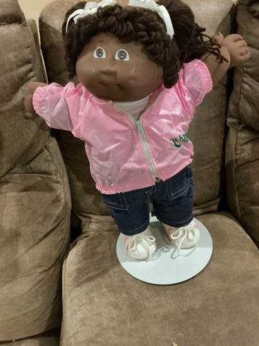 Vtg Cabbage patch kid yellow In Jeans Outfit  And Alaskan Outfit