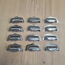 C9989 Konvolut 12 x Muschelgriffe Schubladen f. Schubladenm&ouml;bel | Original