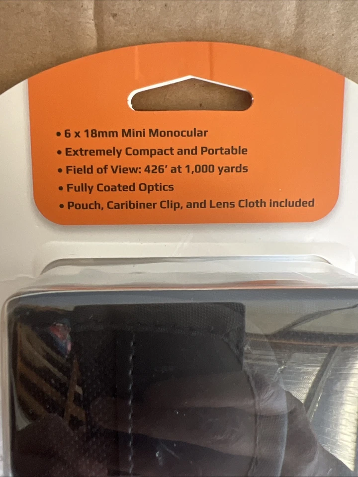 Carson Optical-Close-Up 7x18MM Tactical Monocular w/ Lanyard & Carry Case *NEW* - Image 4 of 4