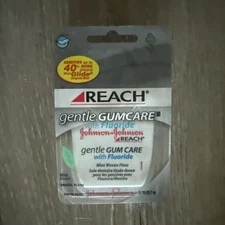Johnson & Johnson Reach Gentle Gum Care Fluoride Woven Floss 50 Yd Sealed NIP